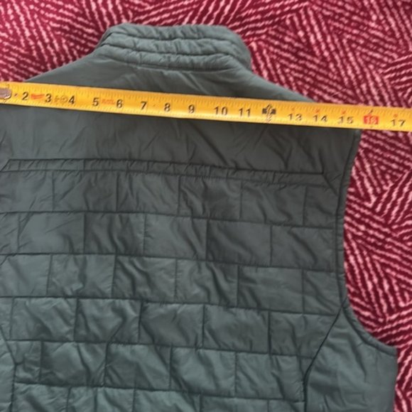 Vintage Abercrombie & Fitch Down Quilted Vest Jacket Mens Size M Green - Picture 9 of 9